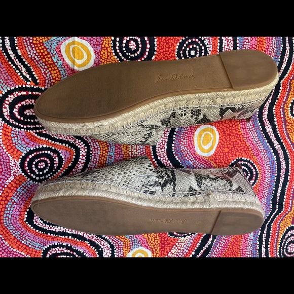 Snake print women’s Sam Edelman size 9.5 espadrilles, gently worn. - Picture 4 of 5